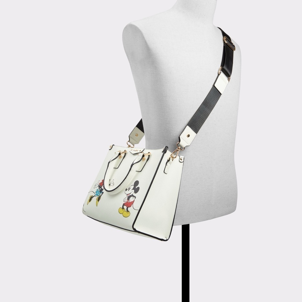 DISNEY X ALDO 100 Mickey & Minnie Handbag and Disney MULTI CHARACTER  Crossbody - Picture 13 of 14